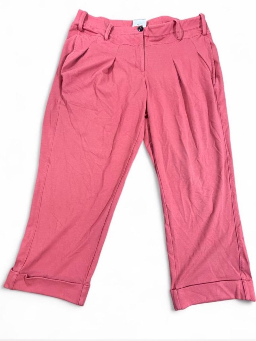 Nike Golf Women's Pink Capri Pants Size 8 Medium Cropped Stretch Golf Performanc